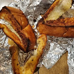 bread served with the fettuccine.
