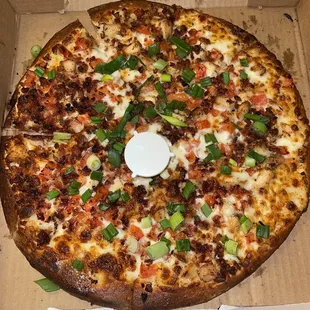 12" Medium Chicken Club Pizza