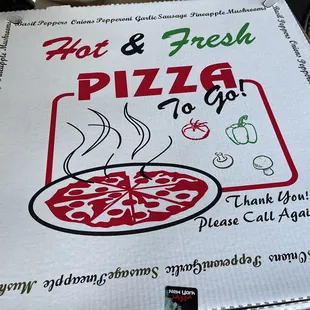 Pizza box