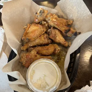 Wings!  Very very good and large ones at that.