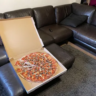 As big as my sofa. KING KONG size