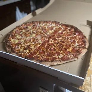 pizza, food