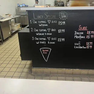 Lunch specials