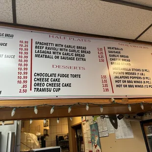 Menu 2024