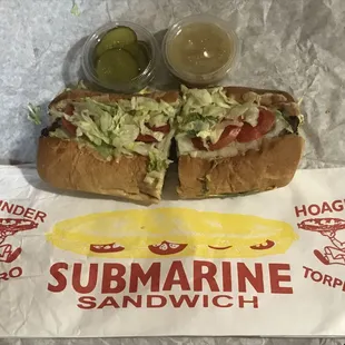 Roast Beef Sub, came with a bag of chips.