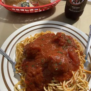 Meal of the night-Spaghetti with Meatballs