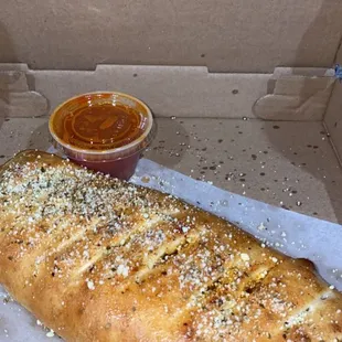 BBQ Chicken Stromboli