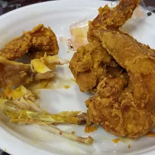 Chickens wings no flavor