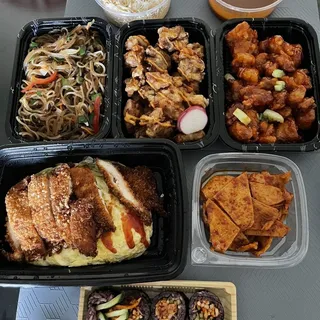 25. Chicken Katsu with Omelet Rice