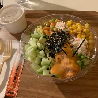 49. Spicy Tuna / Spicy Salmon Poke Bowl