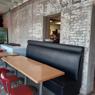 The front dining area.