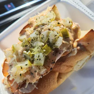 Best turkey Reuben ever!!