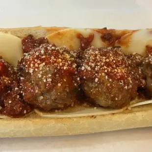 Meatball with Provolone