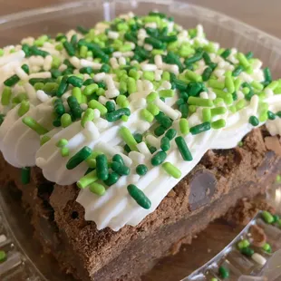 Iced brownie