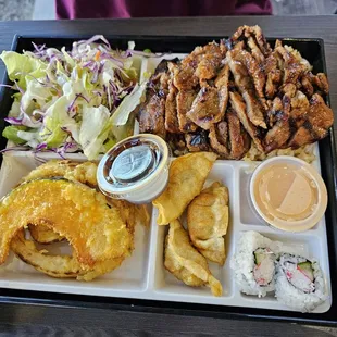 Pork teriyaki bento