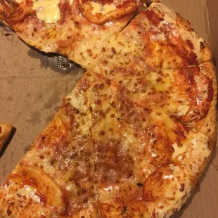 The pizza was cold. Butter didn&apos;t even melt