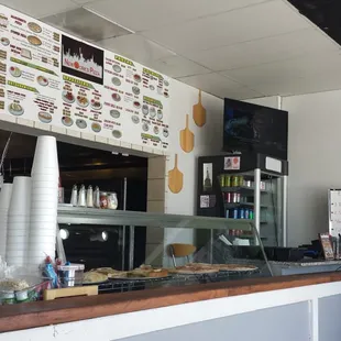 a view of the counter