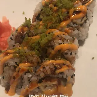 Spicy Flounder Tempura Roll
