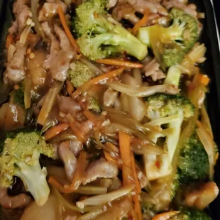 Pork with garlic sauce