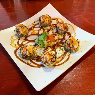 Discover Roll (LOVE this roll, but again, too loosely rolled this time around...kept falling apart!)