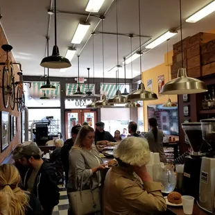customers at the counter