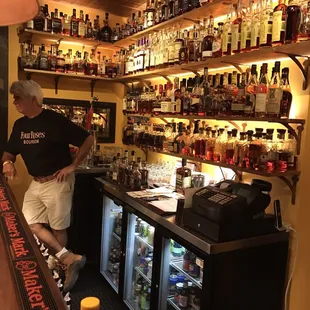 PETER at Newberry coffee and Prohibition bourbon bar.