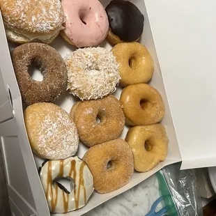 a box of doughnuts