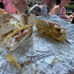 The Griffin &amp; The Ham, Egg &amp; Cheese Croissant.