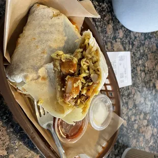 Breakfast burrito