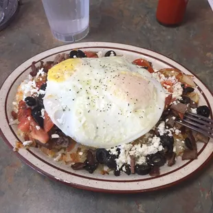 Greek skillet.  Around 7 dollars.