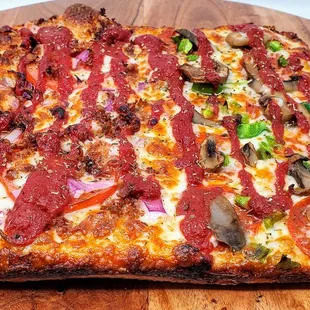 Half &amp; Half Deep Dish Pizza