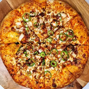 Butch Cassidy Buffalo Pizza