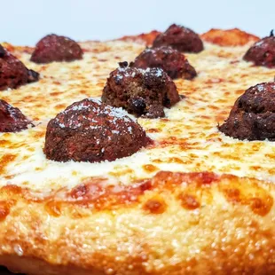 House Meatball Pizza