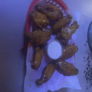 mmm golden honey hot wings