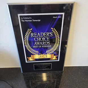 My award 4 them ( plying!?)