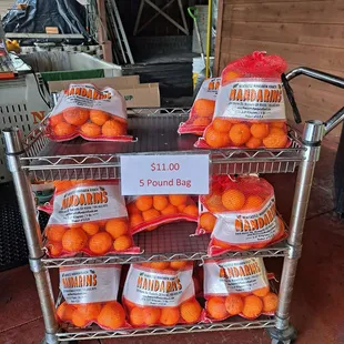 5 lb Mandarins for $11