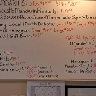 Price list as of 12/2024