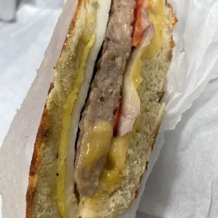 Breakfast sandwich