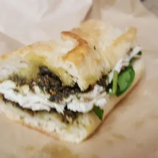 Satisfying, lunch sandwich, try a Panini, turkey, black olives, turkey, love it!