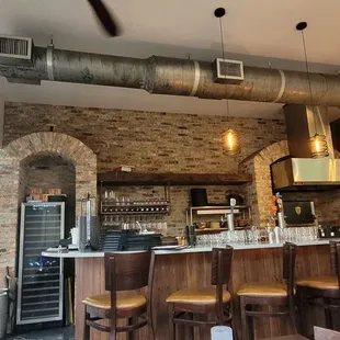 the interior of a restaurant