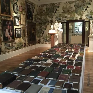 Josephine Louise Newcomb's books and bust