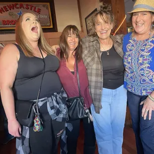 Tori , Sandy bartender, Laura and Pam former employee.. and still family!
