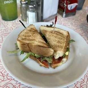 Big BLT with egg