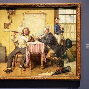 Rockwell in Art Museum at Newfields