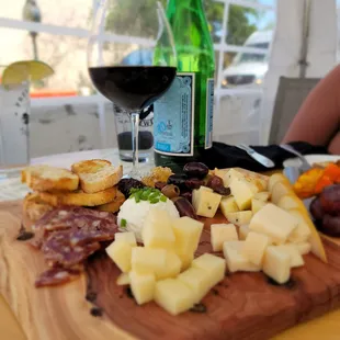 French pino with wild boar and cheese plate
