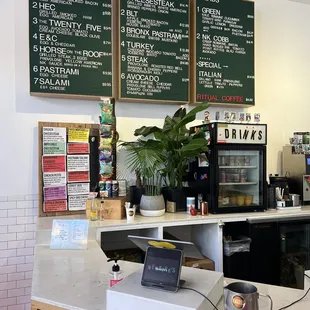 Menu + specials board