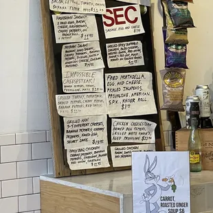Menu part 2