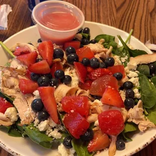 Red, White &amp; Blue Salad.