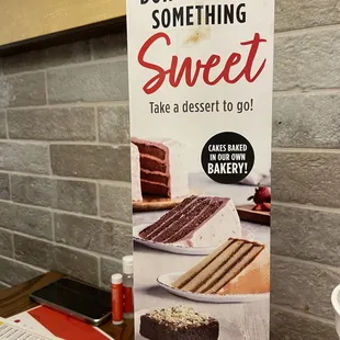 don&apos;t forget something sweet