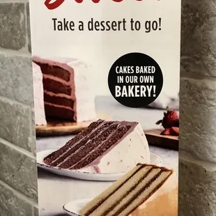 Dessert Menu